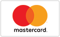 Mastercards logo, som er en mulighed for betaling på Mascot webshop.
